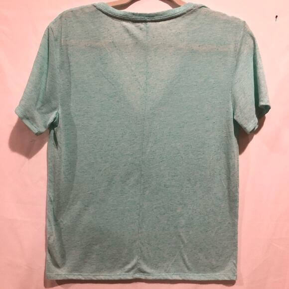 Victoria’s Secret Heather Mint Seafoam Green Tee Shirt Blouse Top size M - Picture 7 of 11